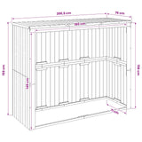 vidaXL Containerombouw Geïmpregneerd grenenhout