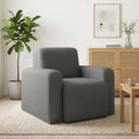 vidaXL Fauteuil Lichtgrijs Stof