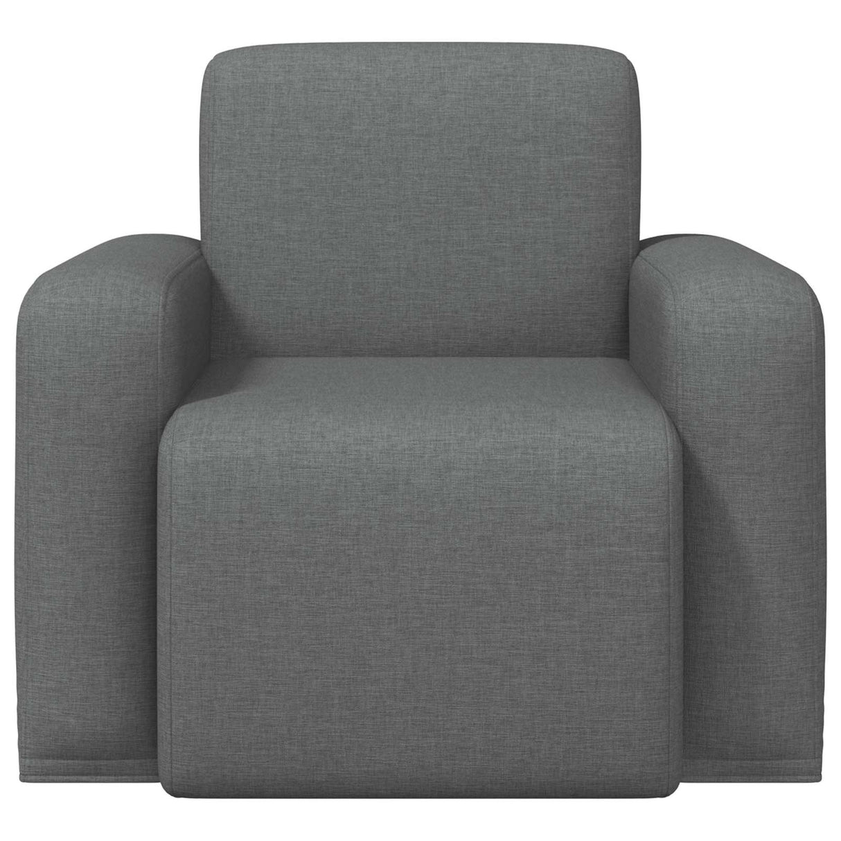 vidaXL Fauteuil Lichtgrijs Stof