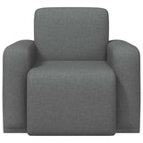 vidaXL Fauteuil Lichtgrijs Stof
