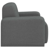 vidaXL Fauteuil Lichtgrijs Stof