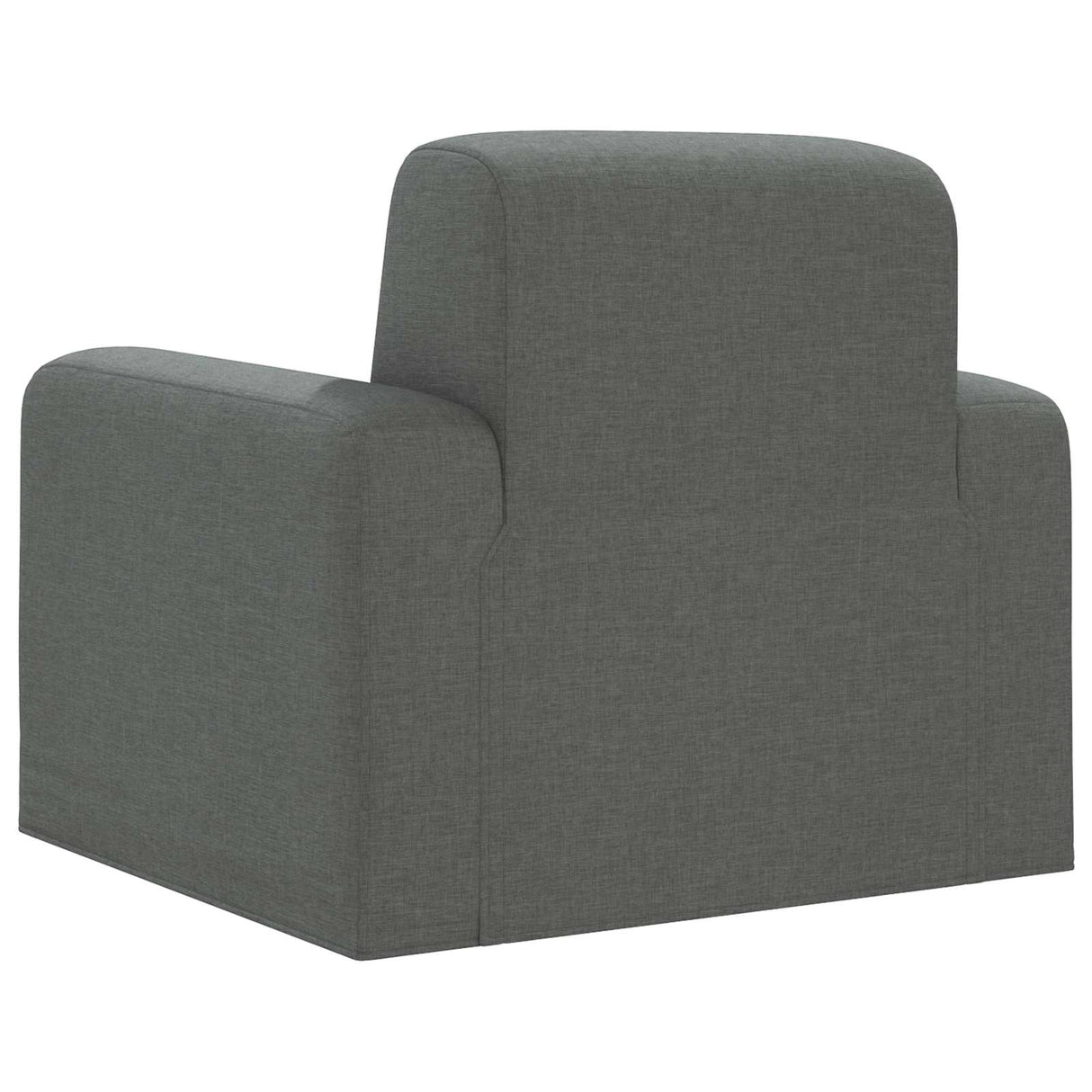 vidaXL Fauteuil Lichtgrijs Stof