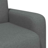 vidaXL Fauteuil Lichtgrijs Stof