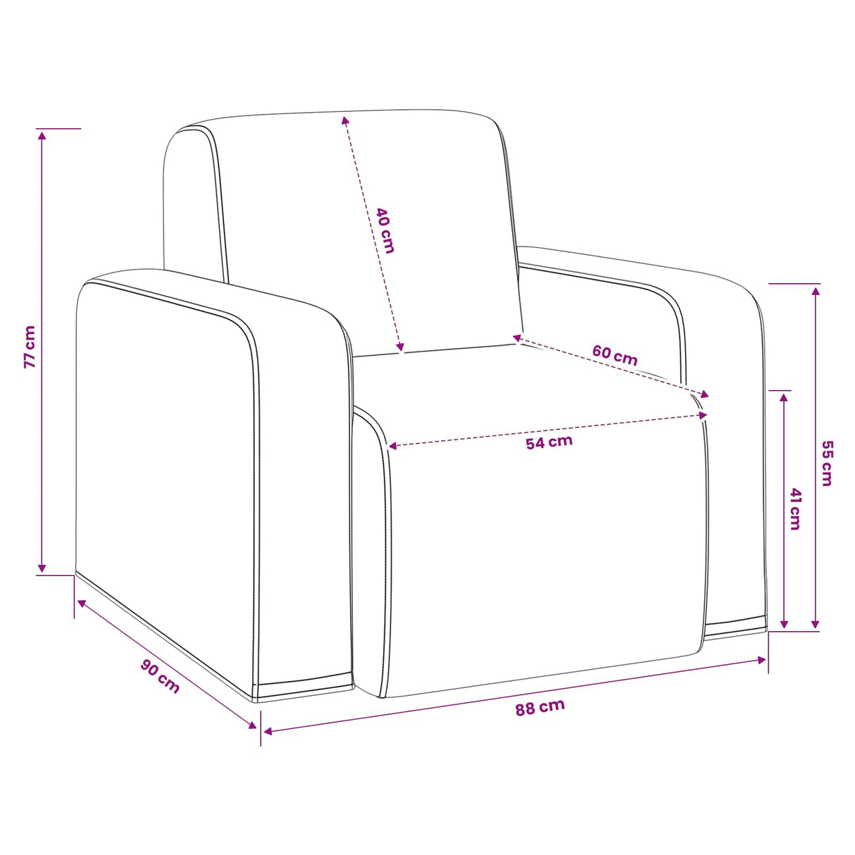 vidaXL Fauteuil Lichtgrijs Stof