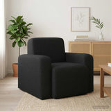 vidaXL Fauteuil Lichtgrijs Stof