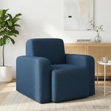 vidaXL Fauteuil Lichtgrijs Stof