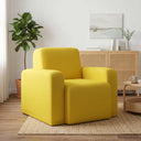 vidaXL Fauteuil Lichtgrijs Stof