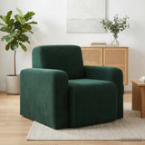 vidaXL Fauteuil Lichtgrijs fluweel