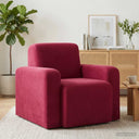 vidaXL Fauteuil Lichtgrijs fluweel