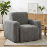 vidaXL Armchair Taupe Corduroy