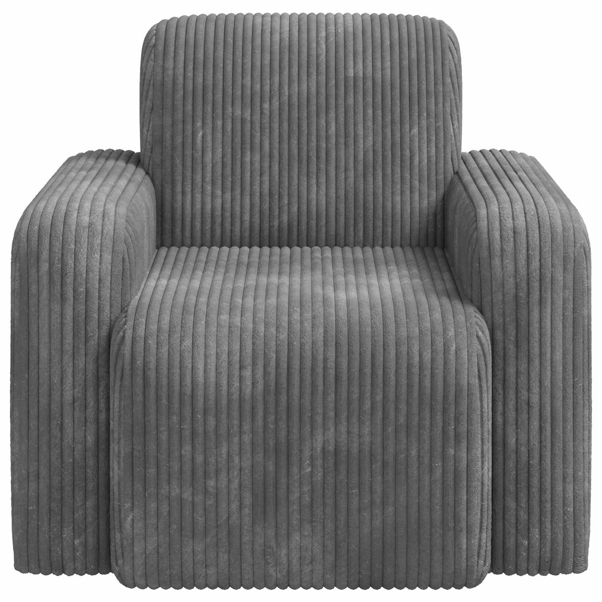 vidaXL Armchair Taupe Corduroy