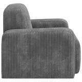 vidaXL Armchair Taupe Corduroy