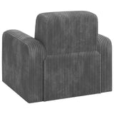 vidaXL Armchair Taupe Corduroy