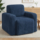 vidaXL Armchair Taupe Corduroy