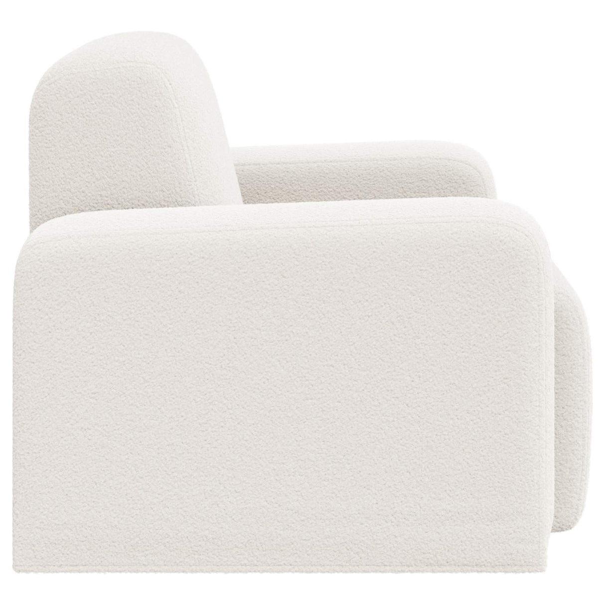 vidaXL Armchair Light Grey Bouclé