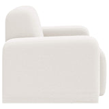 vidaXL Armchair Light Grey Bouclé