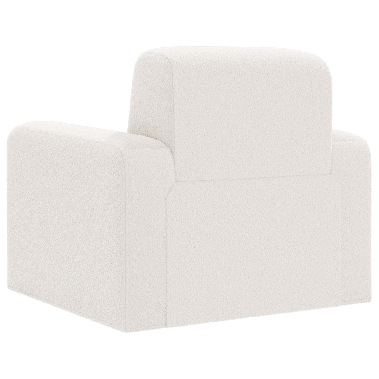 vidaXL Armchair Light Grey Bouclé