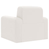 vidaXL Armchair Light Grey Bouclé