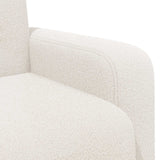 vidaXL Armchair Light Grey Bouclé