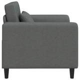 vidaXL Fauteuil Lichtgrijs Stof