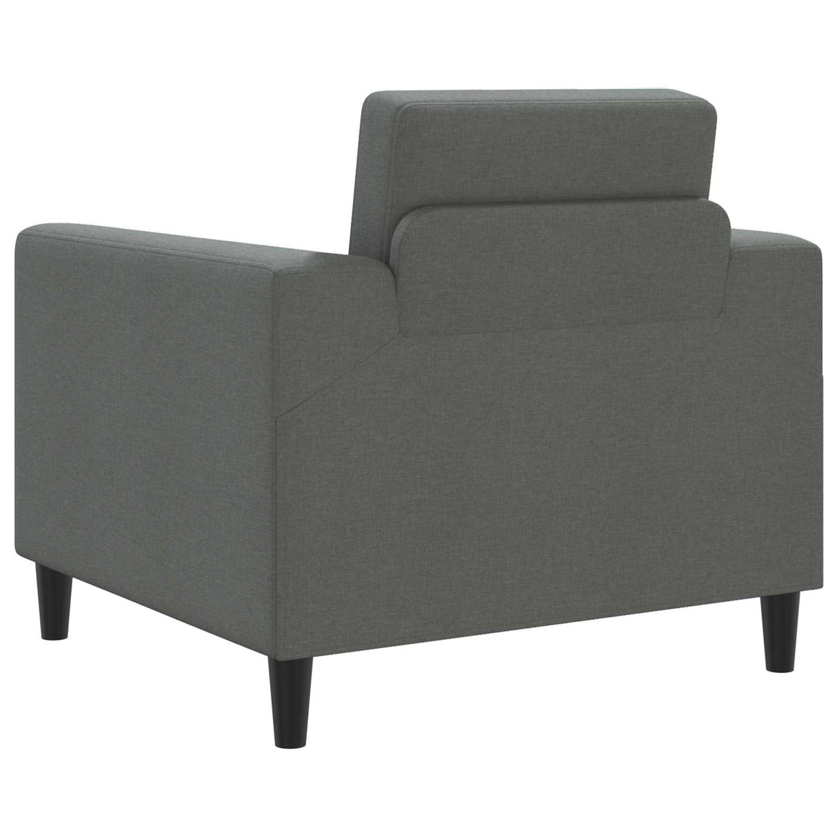 vidaXL Fauteuil Lichtgrijs Stof