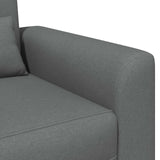 vidaXL Fauteuil Lichtgrijs Stof