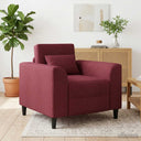 vidaXL Fauteuil Lichtgrijs Stof