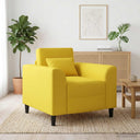 vidaXL Fauteuil Lichtgrijs Stof