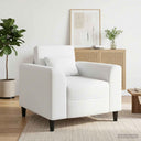 vidaXL Fauteuil Lichtgrijs Stof