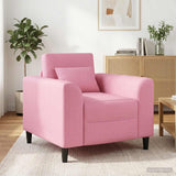 vidaXL Fauteuil Lichtgrijs Stof