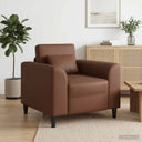 vidaXL Fauteuil Crèmekleurig Kunstleer