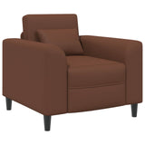vidaXL Fauteuil Crèmekleurig Kunstleer