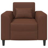 vidaXL Fauteuil Crèmekleurig Kunstleer