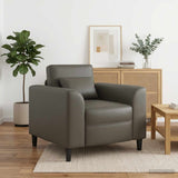 vidaXL Fauteuil Crèmekleurig Kunstleer