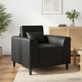 vidaXL Fauteuil Crèmekleurig Kunstleer