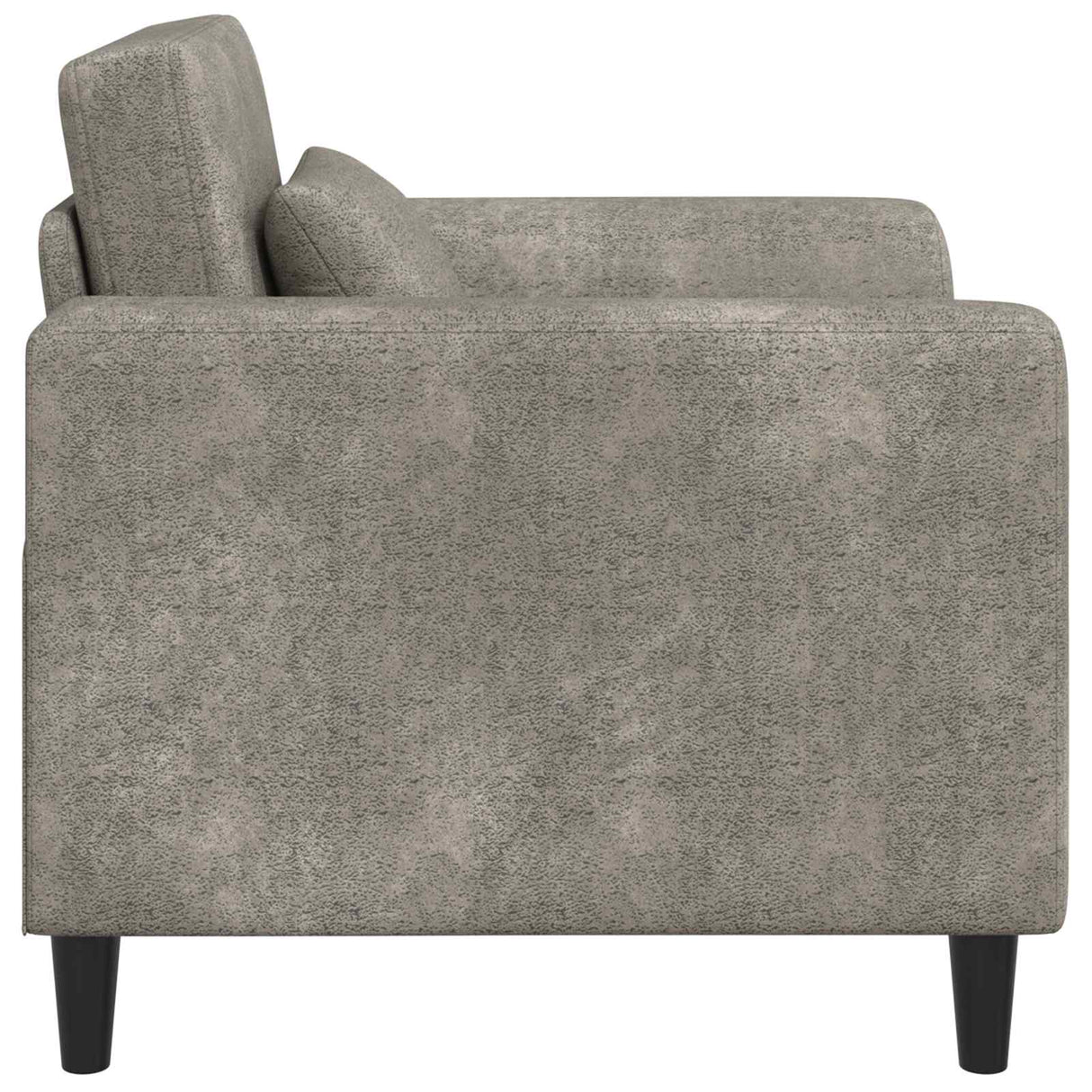 vidaXL Armchair Brown Faux Suede Leather
