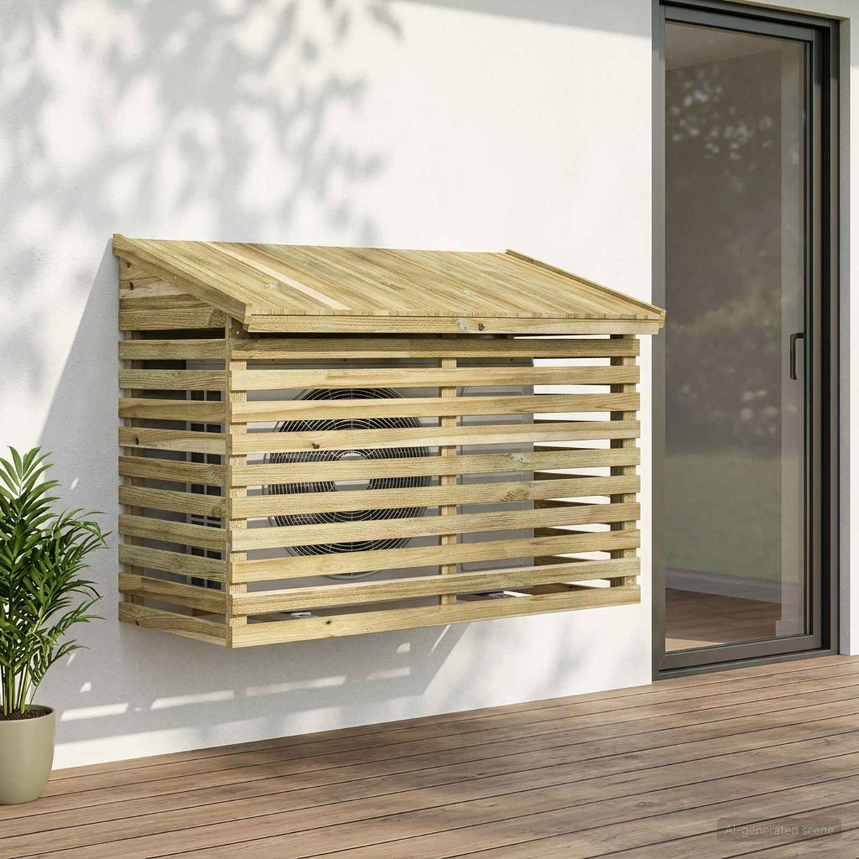 vidaXL Air Conditioner Hoes 90x40x60 cm Geïmpregneerd grenenhout