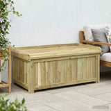 vidaXL Buiten Kussenbox Geïmpregneerd grenenhout 58,5 x 60 x 47 cm