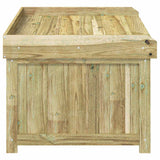 vidaXL Buiten Kussenbox Geïmpregneerd grenenhout 58,5 x 60 x 47 cm