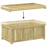 vidaXL Buiten Kussenbox Geïmpregneerd grenenhout 58,5 x 60 x 47 cm