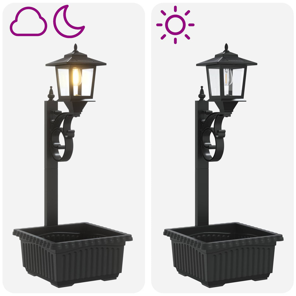 vidaXL Wandlamp 2 st Zwart 19 x 14 x 25 cm Roestvrij staal en ABS