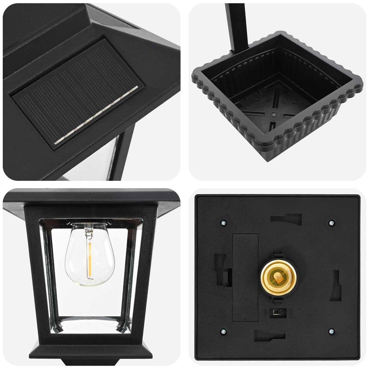 vidaXL Wandlamp 2 st Zwart 19 x 14 x 25 cm Roestvrij staal en ABS