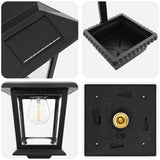 vidaXL Wandlamp 2 st Zwart 19 x 14 x 25 cm Roestvrij staal en ABS