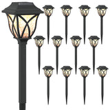 vidaXL Buitenzonne-lampen met grondpen 6 pcs Warmwit 42 cm PP