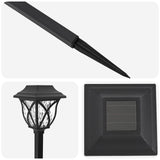 vidaXL Buitenzonne-lampen met grondpen 6 pcs Warmwit 42 cm PP