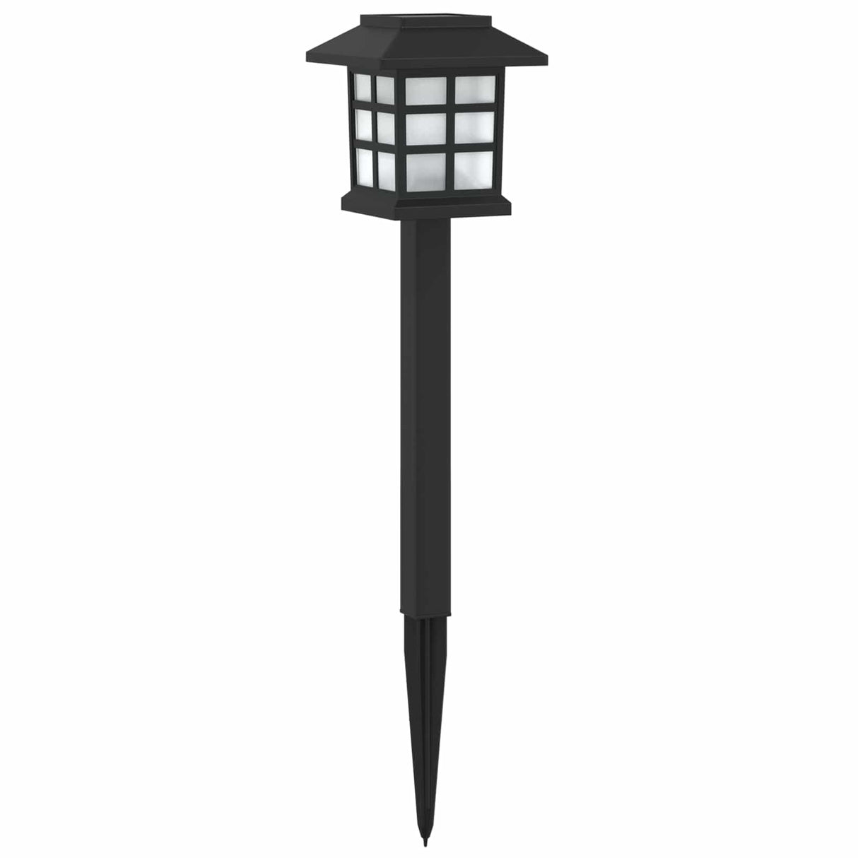 vidaXL Buitenzonne-lampen met grondpen 6 pcs Warmwit 38,5 cm PP