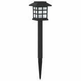 vidaXL Buitenzonne-lampen met grondpen 6 pcs Warmwit 38,5 cm PP