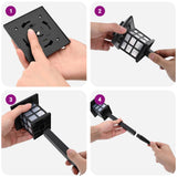 vidaXL Buitenzonne-lampen met grondpen 6 pcs Warmwit 38,5 cm PP