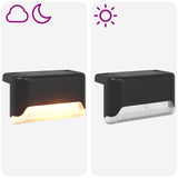 vidaXL Buitenzonne-lampen met grondpen 4 pcs Warmwit 4,5 cm ABS en PS