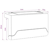 vidaXL Buitenzonne-lampen met grondpen 4 pcs Warmwit 4,5 cm ABS en PS